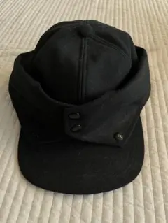TONBOW ボタン付き黒キャップ FREEサイズ