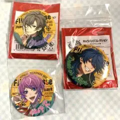 ヒプノシスマイク　BASE缶バッジ 飴村乱数　夢野幻太郎　有栖川帝統　ホロ