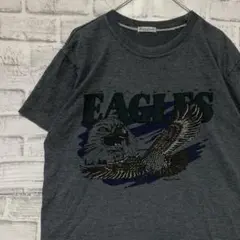 90sヴィンテージTシャツ！シングルステッチ　グレー半袖古着　M722