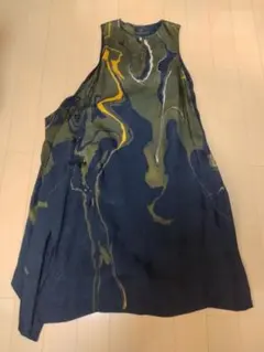 Y.sワイズ　2023ssワンピ未使用 Y's ワイズ ワンピース 1(XS位) 紺 【古着】【中古】