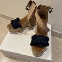 美品 See By Chloé ウェッジソールサンダル 23.5-24.0cmのサムネイル