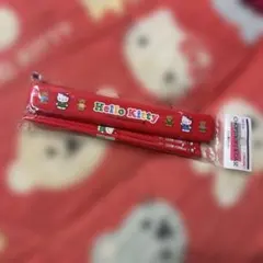 レトロ☆ハローキティ かわいい ハシ箱セット☆レアのサムネイル