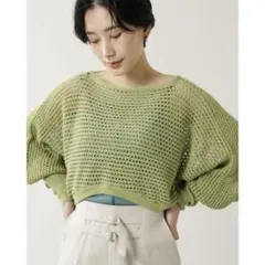 ROSEBUD ショート丈ニット　カーディガン　ボレロ