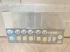 【匿名配送】シール台紙　両面剥離クリアシート 10枚入　6袋　seria セリア