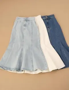 【美品】CELFORD×Leeコラボ 25ss マーメイド デニムスカートのサムネイル