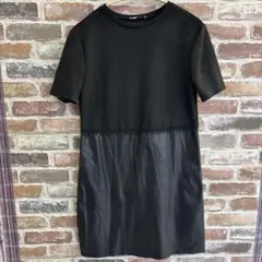 ZARA ザラ　半袖 ひざ丈ワンピース　チュニック