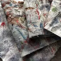 41 デニムペイント　ハギレ