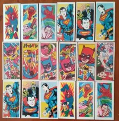 【アメリカンヒーロー】こいでの絶版スーパーマンかるた&めんこセット 昭和めんこ アメリカンヒーロー】こいでの絶版スーパーマンかるた&めんこセット