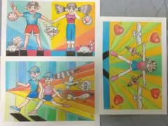 横浜DeNAベイスターズ応援グッズ.オリジナルイラストA4サイズ３種類！