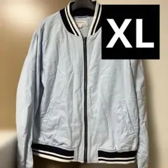 【薄手アウター】MELONA メロナ ジップアップ ブルゾン ＸL