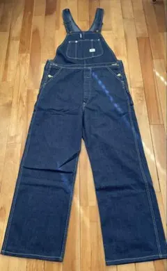 2WAY 熊猫謹製 パンディテスタ デニム ヒッコリー　オーバーオール　M 2WAY 熊猫謹製 パンディテスタ デニム ヒッコリー オーバーオール M