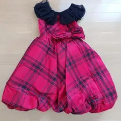 mezzo piano チェック柄 ドレス 120cmのサムネイル