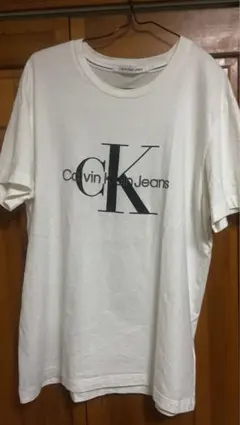 Calvin Klein Jeans ホワイト Tシャツ Lサイズ