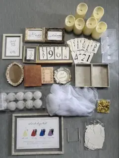 結婚式　ウェディング ウェルカムスペースグッズ　まとめ売り