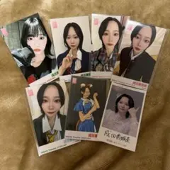 AKB48 成田香姫奈 ハーフサイズ生写真 ステッカー等 7枚セット