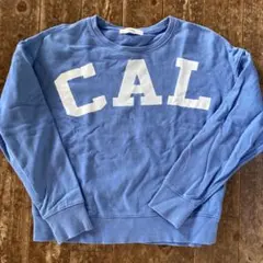 Holiday CALロゴ スウェット M 青
