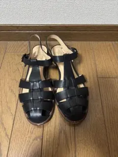 ジャーナルスタンダードレリューム【ARTESANOS】 グルカサンダル　黒　38のサムネイル