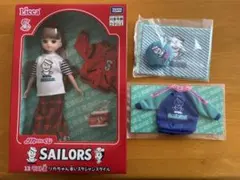 リカちゃんくじ　ラスト賞　リカちゃん赤いスタジャンスタイル