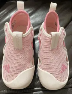 adidas JR5697 ピンク サンダル 15