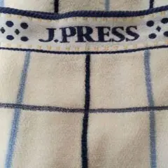 J.PRESS　タオルケット　シングル　チェック柄 100%コットン　ロフテー