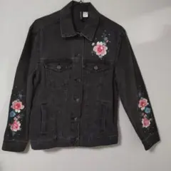 エイチアンドエム　ダークグレーデニムジャケット　Ｓサイズ
