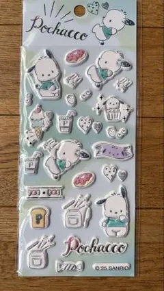 ポチャッコ　マシュマロシール　サンリオ　海外限定　正規品　もちもちシール