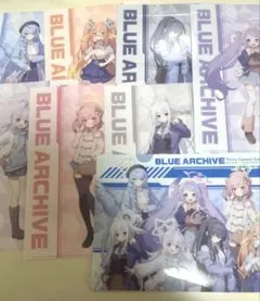 ブルーアーカイブ　ローソン限定　クリアファイル全8種コンプリートセット
