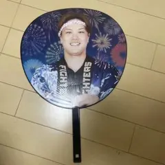 FIGHTERS 選手うちわ 花火デザイン伏見選手