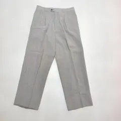 希少タイプ 00s サマーウール×シルク ネップ ツータック ワイドスラックス 希少タイプ 00s サマーウール×シルク ネップ ツータック ワイド