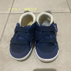 イフミー　ブルー メッシュシューズ