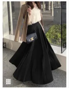 GRL グレイル ハイウエストフレアスカート[fo1849] Lサイズ