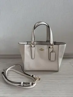 COACH 2WAY ショルダーバッグ ホワイト