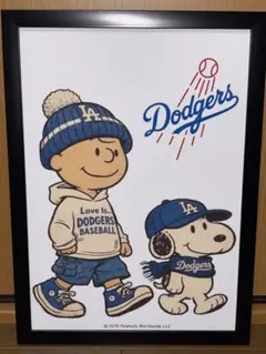 414 アートポスター　アメリカンレトロ　額付き