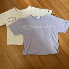 Champion ショート丈Tシャツ 120cm 2色セット