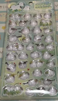 シマエナガ☆ダイヤモンドボンボンシール