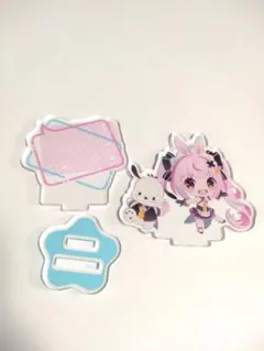 All Guys サンリオ アクリルフィギュアプレート 兎鞠まりのサムネイル