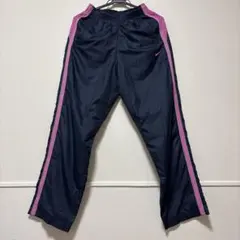 NIKEナイロンパンツ　ピンクライン　シャカシャカ