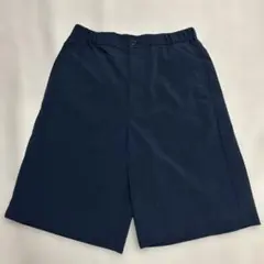 無印良品　風を通すショートパンツ　ネイビー紳士S