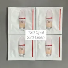 SHISEIDO エッセンススキングロウファンデーション　サンプル130&220