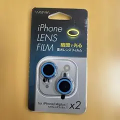 Wistaria iPhone14 Plus 蓄光カメラレンズフィルム