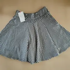 ☆新品タグ付き☆　160　チェック　キュロット