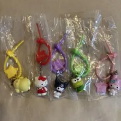 サンリオ　ななほしカラフルマルチチャーム　ハローキティ　マイメロ　クロミ　5種
