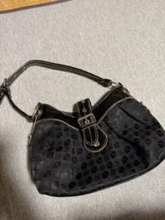 MONO COMME CA（モノコムサ）ハンドバッグ エナメル×ジャガード