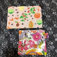 ハンドメイドポーチ2点セット