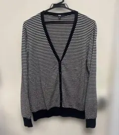 UNIQLO ボーダー カーディガン XLのサムネイル