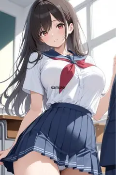 m1086 AIイラスト　かわいい　A4ポスター