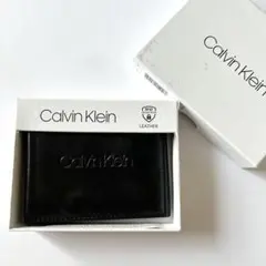 カルバンクライン Calvin Klein 財布 二つ折り レザー