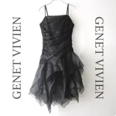 美品　GENET VIVIEN／ジュネビビアン★　ノーブルなドレス2　ワンピースのサムネイル