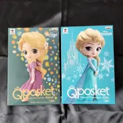 Qposket ディズニーチャラクター ラプンツェル & エルサ