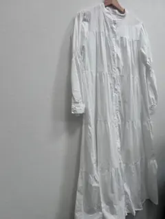 fifth ホワイト ロングワンピース